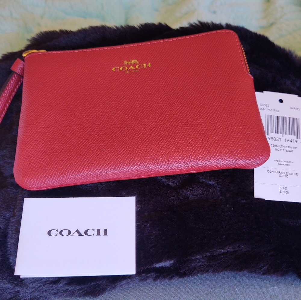 Coach wristlet
